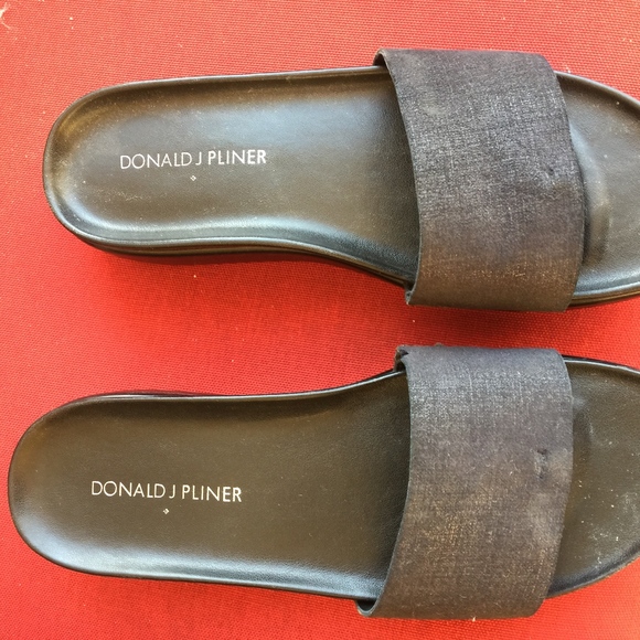 donald pliner navy sandals